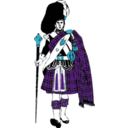 download Scottish Highlander clipart image with 135 hue color