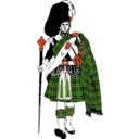 download Scottish Highlander clipart image with 315 hue color
