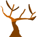 download View Tree clipart image with 270 hue color