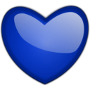 download Gloss Heart 1 clipart image with 225 hue color