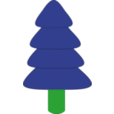 download Spruce1 clipart image with 90 hue color