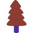 download Spruce1 clipart image with 225 hue color