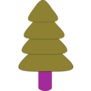 download Spruce1 clipart image with 270 hue color