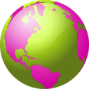 download Earth clipart image with 225 hue color