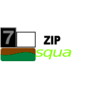 download 7zipclassic Squa clipart image with 270 hue color