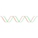 download Stylized Dna clipart image with 135 hue color