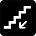 download Aiga Stairs Down Bg clipart image with 315 hue color