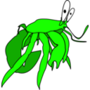 download Crab clipart image with 90 hue color