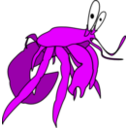 download Crab clipart image with 270 hue color