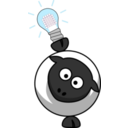 download Led Sheep clipart image with 135 hue color