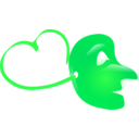 download Loving Mask clipart image with 90 hue color