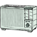 download Toaster clipart image with 90 hue color