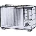 download Toaster clipart image with 180 hue color