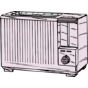 download Toaster clipart image with 270 hue color