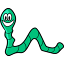 download Inchworm clipart image with 45 hue color