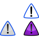 download Warning3 clipart image with 225 hue color