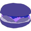 download Hamburger1 clipart image with 225 hue color