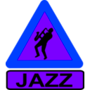 download Caution Jazz clipart image with 225 hue color