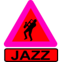 download Caution Jazz clipart image with 315 hue color