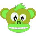 download Cute Monkey clipart image with 45 hue color