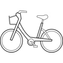 download Bicyclette Bicycle clipart image with 90 hue color