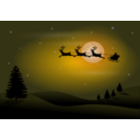 download Xmas Card clipart image with 180 hue color