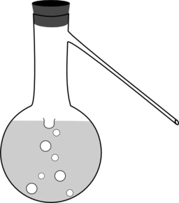 Distilling Flask With Sidearm And Stopper