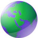 download World Globe clipart image with 45 hue color