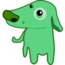 download Dog clipart image with 90 hue color