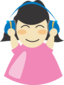 Girl With Headphone2