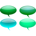 download Speach 7 clipart image with 180 hue color