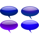 download Speach 7 clipart image with 270 hue color