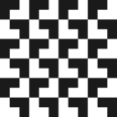 download Tromino Tessellation clipart image with 135 hue color