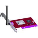 download Wifi Pci Card clipart image with 225 hue color