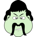 download Angry Man clipart image with 90 hue color