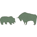 download Bull Bear Variation Ii clipart image with 315 hue color
