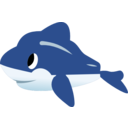 download Dolphin clipart image with 0 hue color