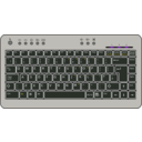 download Btc6100c Uk Compact Keyboard clipart image with 180 hue color