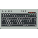 download Btc6100c Uk Compact Keyboard clipart image with 270 hue color