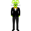 download Mouse In A Tuxedo clipart image with 45 hue color