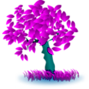 download Tree Arbol clipart image with 180 hue color