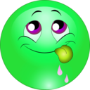 download Delicious Smiley Emoticon clipart image with 90 hue color
