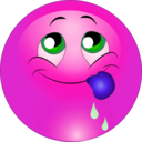 download Delicious Smiley Emoticon clipart image with 270 hue color