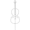 download Cello 1 clipart image with 90 hue color