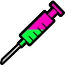 download Syringe Icon clipart image with 135 hue color