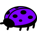 download Ladybug clipart image with 270 hue color