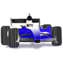 download Race Car Blue clipart image with 45 hue color