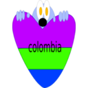 download Colombia clipart image with 225 hue color