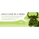 download Gnu Speaking clipart image with 45 hue color