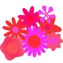 download Flower Cluster clipart image with 315 hue color